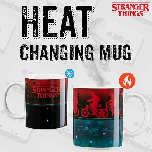 Stranger Things Coffee Mug Adults Teenagers 312ml Ceramic Heat Colour Changing Mug Gift Set - Official Merchandise thumbnail 3