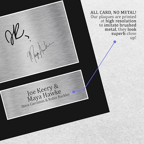 HWC Trading Joe Keery & Maya Hawke Strange Hawkins Thing Gifts Printed Signed Autograph Picture for TV Show Fans - A4 thumbnail 5
