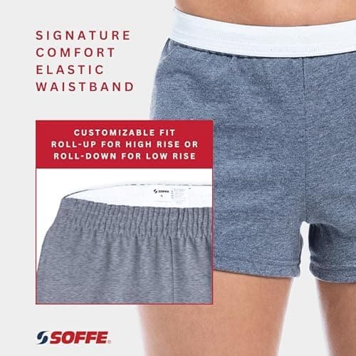 Soffe Shorts - Grey Heather (2 Pack) thumbnail 3