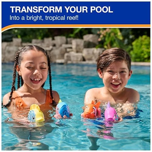 SwimWays Rainbow Reef Fish Toy, Kids Swimming Accessories & Water Toys, Learn to Swim Pool Toys for Kids Ages 5 & Up, Batteries Included, Guppie Goldberg thumbnail 3