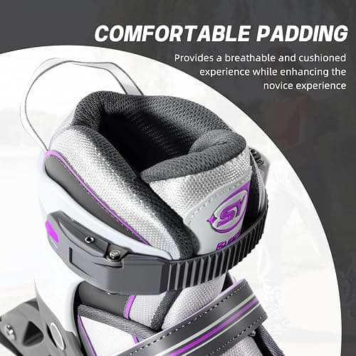 SUPER YOUNGSTER Women's Adjustable Inline Skate, Roller Skates Blades for Female Adults thumbnail 5
