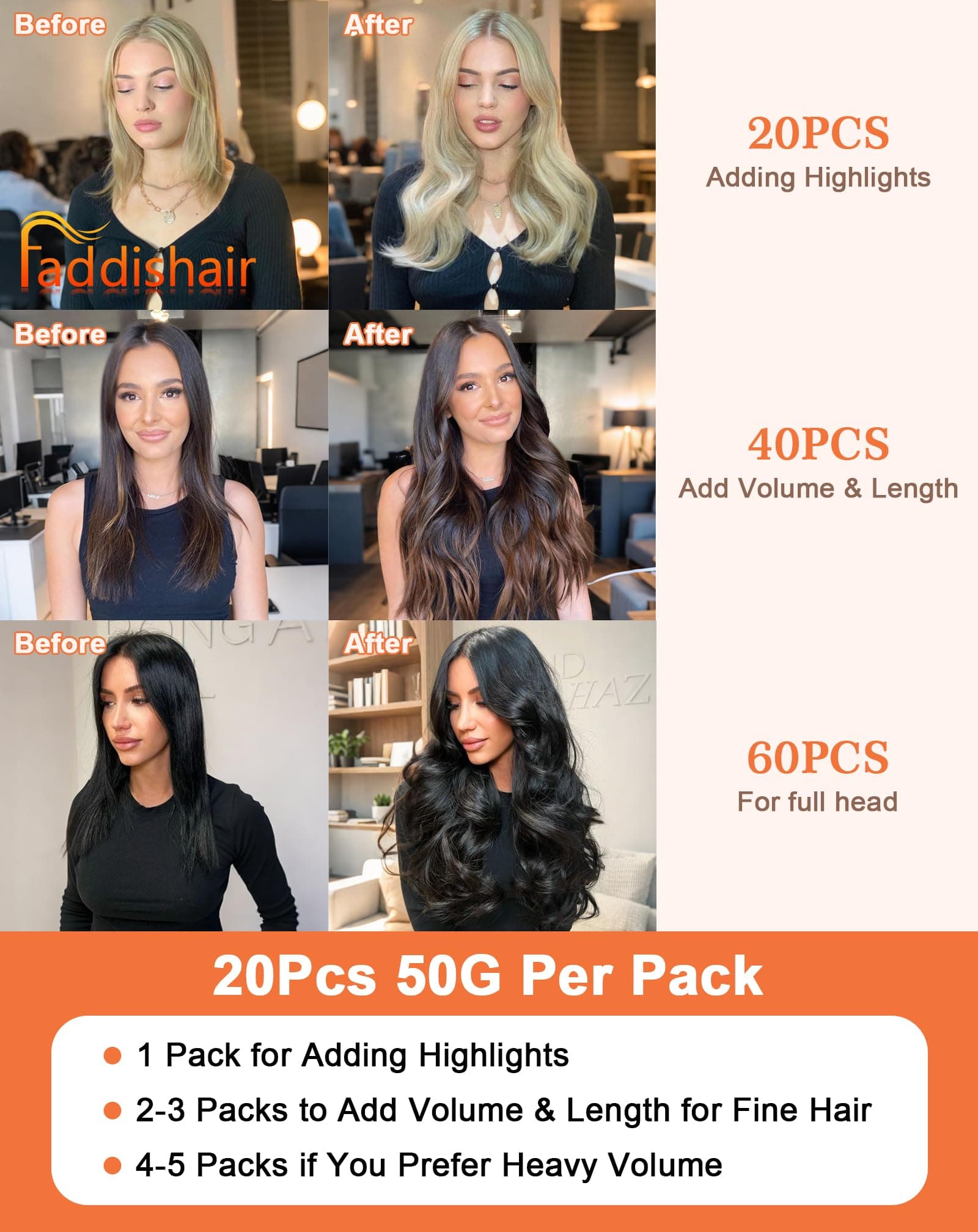 Real Human Hair Tape in Extensions 20pcs 50g 60cm Double Sided Tape for Skin Weft Hair Extensions Tape in Seamless Straight Salon Natural Hair Add Length Volume (24" Chocolate Brown#4) thumbnail 5