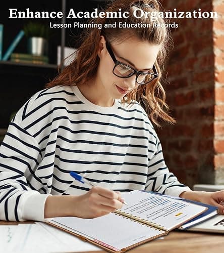 Monthly Planner 2025-2026, 15 Months Hardcover Calendar Planner from October 2025 - December 2026, 7.4'' x 9.6'' Monthly Planner with Tabs, Spiral Daily Planner Perfect for Office School Teacher Student, Green thumbnail 7