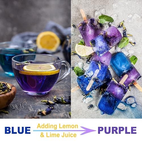 FullChea - Butterfly Pea Flower Tea Bags, 30 Teabags, 1.3g/bag - Premium Dried Butterfly Pea, Cultivated From Thailand - Non-GMO - Caffeine-free Herbal Tea thumbnail 4