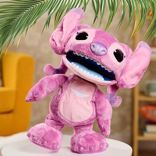 Disney Stitch Ultimate Angel Interactive 17" Plush Toy, 100+ Sounds & Reactions, Moves Like a Real-Life Angel, Amazon Exclusive, Toy for Fans, Girls, Boys, Kids 3 and Up by Just Play thumbnail 2
