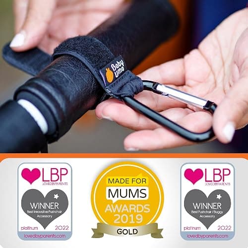 Baby Uma Buggy Clips - 2022 Double-Platinum Winning Pram Clips, Universal Pram Accessories, 5 kg Weight Capacity & Non-Slip, Baby Travel Essentials thumbnail 4