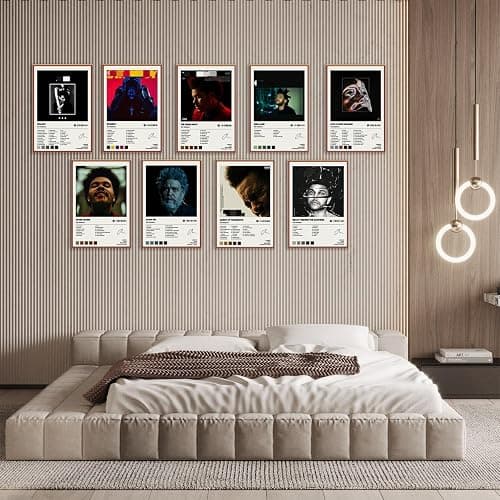 Album Cover Limited Edition Posters (Set of 9) Unframed 8 inch x 12 inch (20 x 30 cm) Room Aesthetic Scannable Song Code Music Posters thumbnail 5