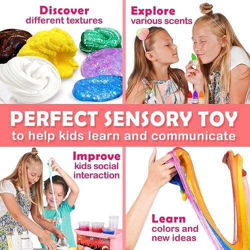 Original Stationery Ultimate Slime Kit, Awesome Pink Slime Kit to Make Fishbowl Slime, Cloud Slime, & More, Amazing Birthday & Xmas Gift Idea for Kids thumbnail 4