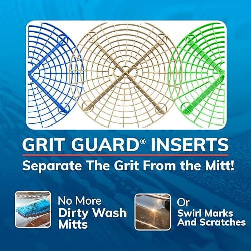 Grit Guard The Original Black Bucket Insert - 10" Diameter Car Wash Bucket for Car Washing, Detailing Compatible with 3.5, 4, 5 and 6 Gallon Buckets - Made in the USA thumbnail 2