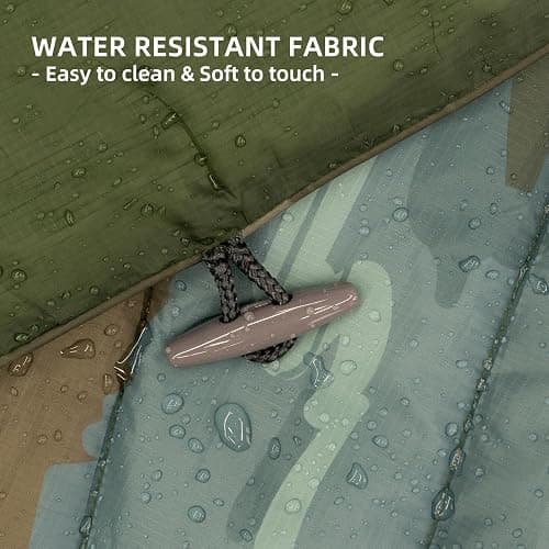 KawaGebo Kamp Camping Blanket Puffy - Outdoor Stadium Blanket Wearable, Lightweight, Packable, Machine Washable Camping Quilt for Traveling, Picnic, Beach, Party thumbnail 4