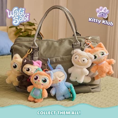 WabiSabi Kitty Club Blind Box by Relatable - Soft, Collectible, Blind Box Figures Plush on a Keychain, for Kids, Teens, and Collectors - Includes 1 Single Mystery Plush thumbnail 6