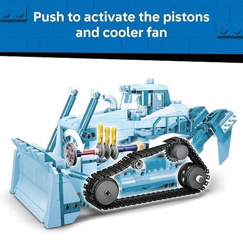 LEGO City Yellow Bulldozer Construction Site Building Toy for Kids, Ages 8+ - Pretend Play Set & Construction-Themed Building Blocks W/Toy Bulldozer Idea for Boys & Girls - 60466 thumbnail 5