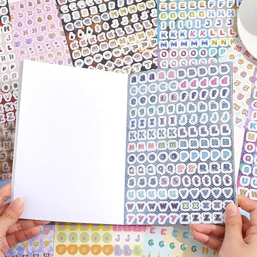 3000+ Pcs Alphabet Sticker for Journaling,Fun & Colorful Craft Letter Stickers for Junk Journal, Scrapbooking Supplies, Ideal DIY Decorative Gift for Women Teen Girls thumbnail 7