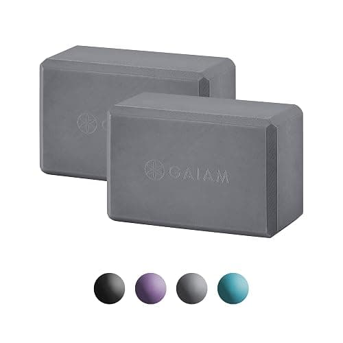 Gaiam Yoga Block - Supportive Latex-Free Eva Foam - Soft Non-Slip Surface with Beveled Edges for Yoga, Pilates, Meditation - Yoga Accessories for Stability, Balance, Deepen Stretches - Image 1