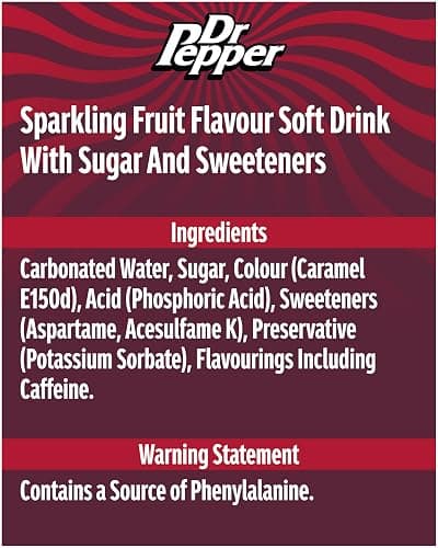 Dr Pepper Can Original 330 ml (Pack of 24) thumbnail 7