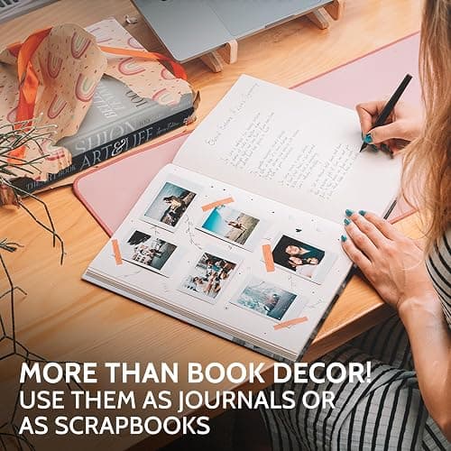 Rome Decorative Books for Coffee Table - Designer Faux/Fake Books for Decoration - Enhance Your Coffee Table, Mantle & Bookshelf Decor - Book Decor Aesthetic Collection - Real Blank Pages Inside - Rome thumbnail 3