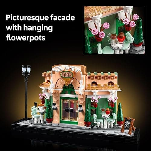 LEGO Icons French Café Paris Building Kit - DIY Set for Adults - Collectible Bedroom and Home Decor - Display for Home or Office - Gift for Wedding or Bride - 10362 thumbnail 4