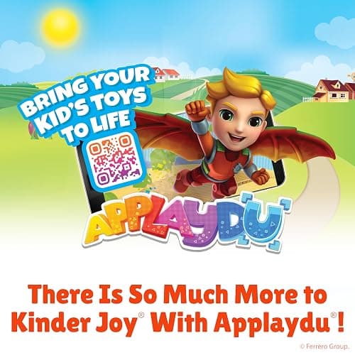 Kinder Joy Eggs, Bulk 15 Count, Holiday Treat Plus Toy, Sweet Creams and Chocolatey Wafer Bites, Stocking Stuffer for Kids, Individually Wrapped, 10.5 oz - 0.7 Ounce (Pack of 15) thumbnail 8