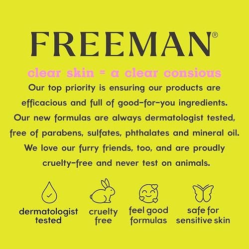 Freeman Exotic Blends Facial Mask 4 Piece Set, Peel-Off & Jelly Masks, Cleansing, Pore-Clearing & Hydrating Facial Masks, For All Skin Types, Includes Silicone Mask Brush, Vegan & Cruelty-Free thumbnail 20