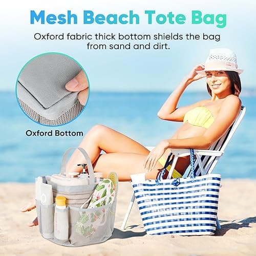 EUDELE Mesh Shower Caddy Portable - All Pink thumbnail 6