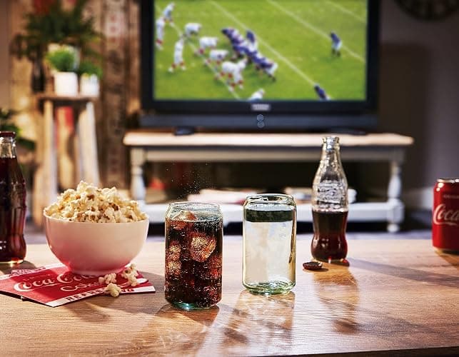 Drinking Glasses Set of 6 - Can Shaped Glass Cups Highball Glasses, 16oz Can Glass, Iced Coffee Glasses, Iced Tea Glasses, Tumbler Cup, Cocktail Glasses, Whiskey Soda Clear Water Cup Beer Glasses. thumbnail 7