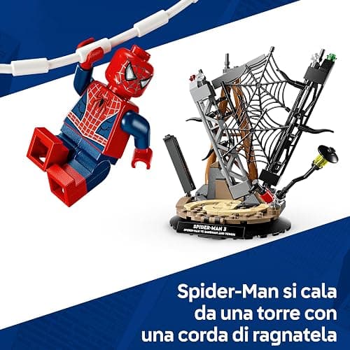 LEGO | Marvel Battaglia Epica: Spider-Man vs. Sandman - Giocattolo dei Supereroi con 3 Minifigure Inclusi Spider-Man & Venom, e Cantiere Edile - Regalo per Bambini da 9 Anni in su Fan dei Film - 76334 thumbnail 6