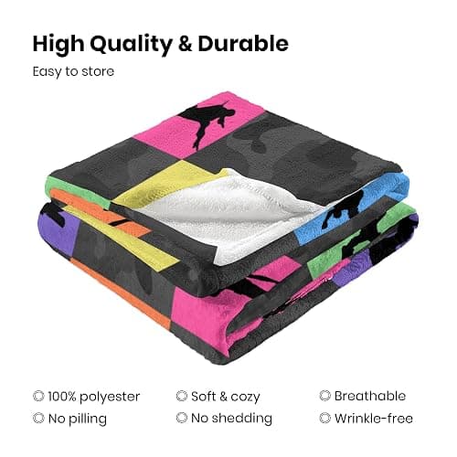 Colorful Game Blanket Soft Fleece Throw - Ideal Gamer Gift for Kids Teens and Adults - Warm, Cozy & Stylish Game-Themed Room Decor 40"x50" thumbnail 6