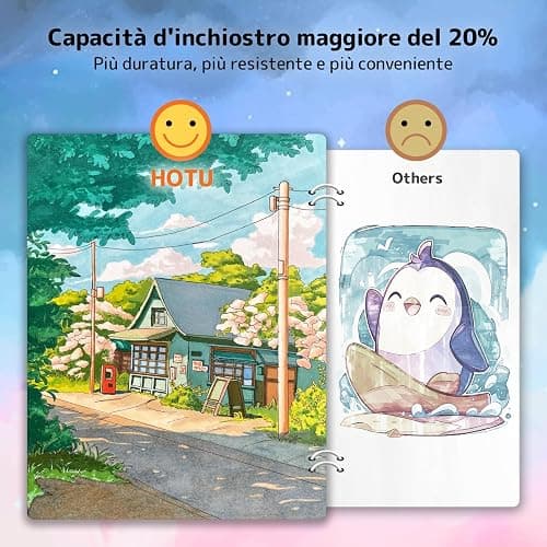 HOTU Pennarelli ad Alcool, [per Principianti] 100 Colori Vivaci e Set di Pennarelli Artistici a Doppia Punta per Colorare e Disegnare per Adulti, con Inchiostro Professionale, Sfumatura Senza Cuciture thumbnail 5