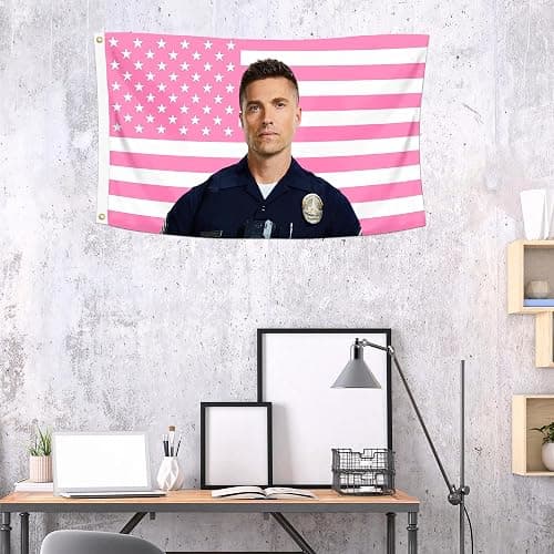 3x5 Foot Eric Winter Tim Bradford Decorative Flag, Double-Stitched with 2 Brass Grommets, Wall Hanging Tapestry for Room Decor, College Dorm, Outdoor Porch, or Indoor Decorations thumbnail 2