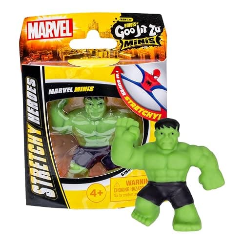 Heroes of Goo Jit Zu, The Marvel Edition Minis - Squishy, Stretchy, Gooey Mini Marvel Characters, Styles May Vary (Pack of 4) thumbnail 5
