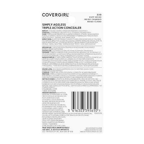 COVERGIRL Simply Ageless Triple Action Concealer, Buff Beige, Pack of 1 thumbnail 8