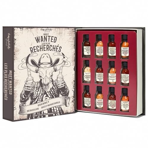 Thoughtfully Gourmet, Western-Themed BBQ Sauce and Rubs Gift Set, Flavors Include Honey BBQ, Montreal BBQ Rub, and More, Great Gift for Men, Set of 12 thumbnail 8