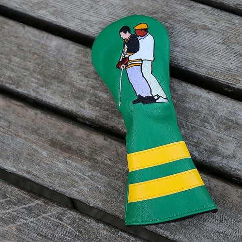 Funny Golf Head Covers - Leather Driver Headcover, Fairway Wood, and Hybrid Covers - Inspired Design with Premium Embroidery - Unique Golf Gift & Accessories for Men and Women Golfers thumbnail 6