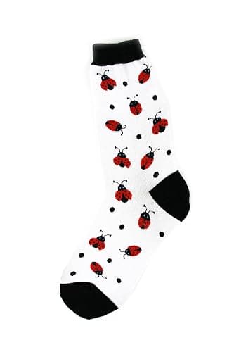 Foot Traffic Women's Funny Novelty Bug Socks, Cute Socks for Bug Lovers, Sizes 4–10 - Image 1