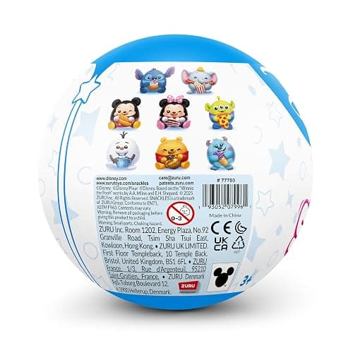 Snackles Licensed Character Disney 5-inch Plush by ZURU, Plush with Snack Accessory thumbnail 9