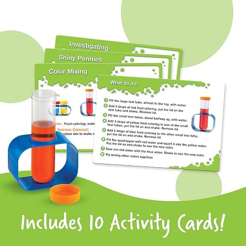 Learning Resources Primary Science Lab Activity Set - Experiments for Kids, Chemistry Toy, Pretend Play, STEM Projects, Classroom Must Haves, Teacher Supplies, Montessori Gifts for Boys and Girls thumbnail 4