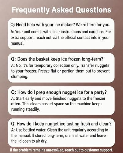 Nugget Ice Maker Countertop, Silonn Chewable Pellet Ice Machine with Self-Cleaning Function, 36lbs/24H Portable Ice Makers for Home Kitchen Office, Black thumbnail 8