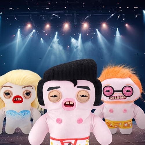 Fuggler Fugg Stars 9-Inch Plush Toy (Greazee) by ZURU – Funny Ugly Monster Stuffed Animal with Human-Like Teeth, Collectible Plush for Kids, Tweens, Teens, Adults & Plush Fans thumbnail 5