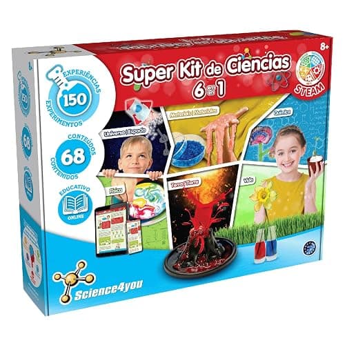 Science4you Súper Kit de Ciencias 150 Experimentos para Niños 8+ Años, Juguetes Educativos Stem, Juegos de Ciencias, Manualidades y Regalos para Niñas y Niños 8 9 10 11 12+ Años - Image 1