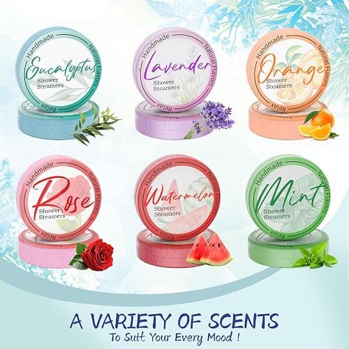 Shower Steamers Aromatherapy 8 Pack - Gifts for Women, Shower Bombs with Essential Oils, Self Care and Stress Relief Stocking Stuffers, Relaxation Birthday Gifts for Women and Men thumbnail 2