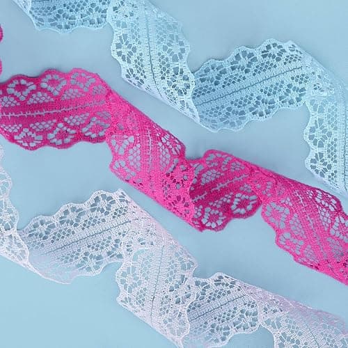 Olukssck 2 Pair Flat Laces Shoelaces, 3cm Fancy Ribbon Shoe Laces for Women | 14 colors, 4 sizes, fits for womens sneakers, athletic/sports/canvas/casual shoes, high tops thumbnail 4