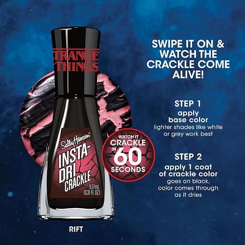 Sally Hansen Insta-Dri x Stranger Things Nail Polish, Rift, 0.31oz thumbnail 4