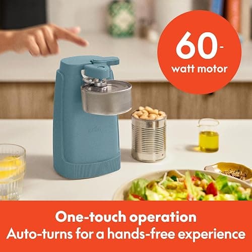 bella Electric Can Opener, Automatic One-Touch, Surf thumbnail 4