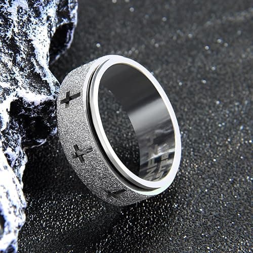 Silver Fidget Ring thumbnail 6