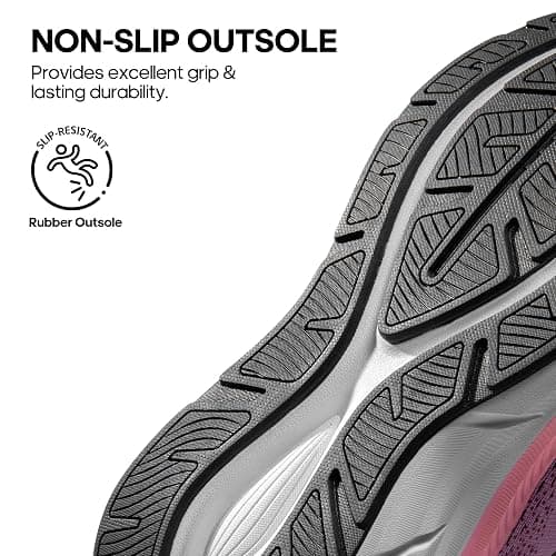 NORTIV 8 Women's Walking Shoes Cushion Comfortable ActiveBreeze Running Tennis Shoes Non-Slip Workout Gym Sports Athletic Breathable Fashion Sneakers thumbnail 7