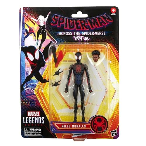 Spider-Man Hasbro Marvel Legends Series Miles Morales 6-Inch Inspired Movie Action Figure Across The Verse (Part One) - 3 Accessories thumbnail 3