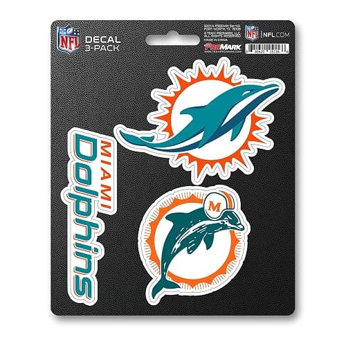 FANMATS NFL Unisex-Adult NFL 3 Piece Decal Set - Image 1