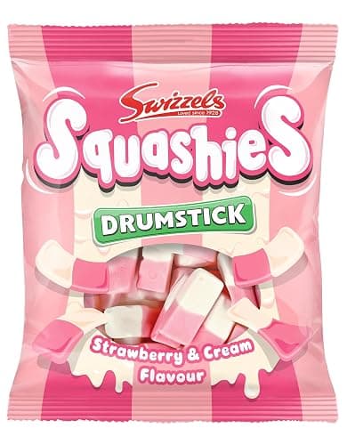 Swizzels Squashies Strawberry & Cream 120G - Image 1