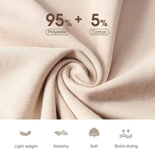 Arohecx 9 Pack Headbands for Women Non Slip - Fabric Elastic Hair Bands for Women's Hair, Soft Cotton Cloth Stretchy Sport Headbands, Sweat Absorption Athletic Hairbands for Workout Yoga Running - A thumbnail 3