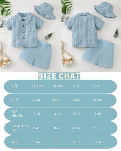 Renotemy Toddler Baby Boy Clothes Summer Outfits Infant Boy Clothing For Little Kid Shorts Sets thumbnail 6